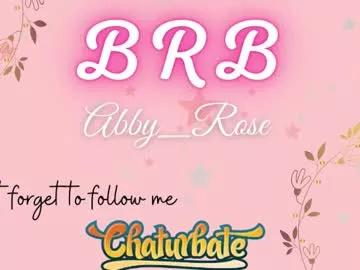 abby_rosse_ from Chaturbate is Freechat