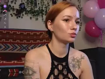 aww_burn — GOAL: ride dildo [220 tokens remaining] If you want private, please discuss first. my fav vibe 111 99 222 #natural #skinny #tattoo #redhead #petite