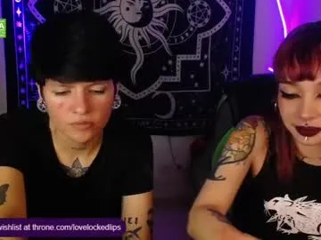 lovelockedlips — Current Goal: show panties both at 279 tokens -- Real Love, Real Heat  pvts OPEN #smoke #lesbian #hairyarmpits #tomboy #goth